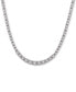 ფოტო #1 პროდუქტის Diamond Graduated (1/2 c.t. t.w.) 17" Statement Necklace in Sterling Silver, Created for Macy's