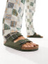 Фото #1 товара Birkenstock Arizona sandals in sage green suede