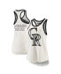 Women's White Colorado Rockies Tater Racerback Tank Top