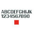 Фото #1 товара INTERNATIONAL LETTERFIX B Letter Stickers