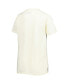 ფოტო #2 პროდუქტის Women's Cream Los Angeles Rams Chrome Sideline T-shirt