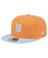 ფოტო #1 პროდუქტის Men's Orange Detroit Tigers Spring Color Two-Tone 9FIFTY Snapback Hat