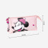 Фото #7 товара Тройной пенал Minnie Mouse 22,5 x 2 x 11,5 cm Розовый