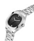 Фото #4 товара Men's Analog Silver-Tone Stainless Steel Watch 42mm