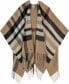 Фото #1 товара Women's Fraas Plaid Cape Sweater with Fringe-Trim