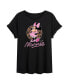 ფოტო #1 პროდუქტის Hybrid Apparel Trendy Juniors Minnie Leopard Graphic Oversized Tee