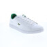 Фото #4 товара Lacoste Hydez 119 1 P SMA Mens White Leather Lifestyle Sneakers Shoes