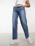 Фото #3 товара Lee Jane low rise straight fit jeans in mid blue