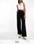 Vero Moda Tall wide leg trousers in black