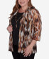 Фото #3 товара Plus Size Rue Rivoli Two in One Mesh Top with Detachable Necklace