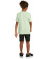 ფოტო #2 პროდუქტის Toddler & Little Boys 2-Pc. Logo Graphic T-Shirt & French Terry Cargo Shorts Set