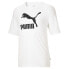 Puma Classics Logo Crew Neck Short Sleeve T-Shirt Big Tall Mens White Casual Top 2XLT - фото #1