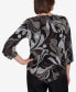 ფოტო #3 პროდუქტის Classic Textured Leaf Top with Necklace