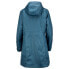 Eddie Bauer Girl On The Go Insulated Trench Coat Womens Blue 7347-394