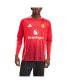 Men's Red Manchester United 2024/25 Home Long Sleeve Replica Jersey