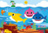 Фото #2 товара Пазл для детей Clementoni Puzzle 60 HappyColor Double Face Baby Shark