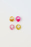 Pack of four resin rings