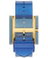 ფოტო #3 პროდუქტის Women's The Sedgwick Blue Polyurethane Strap Watch 33mm