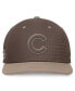 ფოტო #4 პროდუქტის Men's Brown Chicago Cubs Statement Ironstone Pro Performance Snapback Hat