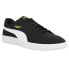 Фото #2 товара Puma Smash V2 Buck Lace Up Mens Black Sneakers Casual Shoes 36516023