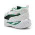 Фото #6 товара Puma Playmaker Pro 37757210 Mens White Canvas Athletic Basketball Shoes