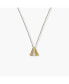 Sanctuary Project by Tri-color Triangle Pendant Necklace Silver