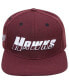 Фото #2 товара Men's Maroon Maryland Eastern Shore Hawks Evergreen Hawks Snapback Hat