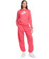 ფოტო #3 პროდუქტის Women's Sportswear Club Fleece Mid-Rise Oversized Sweatpants