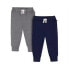 Little Star Baby & Toddler Boy 2Pk Jogger Pants, Size Newborn Size 18M