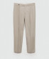 ფოტო #2 პროდუქტის Men's Lyocell Pleated Trousers