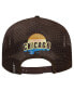 Men's Cream/Brown Chicago Bulls Glint Sunset Snapback Hat Cream, Brown - фото #3