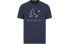 Фото #1 товара ARMANI EXCHANGE SS22 纯色Logo动物图案印花圆领短袖T恤 男款 藏蓝色 / Футболка ARMANI EXCHANGE SS22 LogoT 3LZTAQ-ZJ6QZ-1596