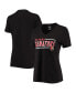 ფოტო #2 პროდუქტის Women's Black Ottawa Senators Mascot In Bounds V-Neck T-shirt