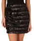 Фото #6 товара Women's Sequined Halter Dress