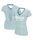 Women's Heather Powder Blue Kevin Harvick Halftime Back Wrap T-shirt