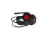 MSI DS502 7.1 Virtual Surround Sound Gaming Headset 'Black with Ambient Dragon Logo - Wired USB connector - 40mm Drivers - inline Smart Audio Controller - Ergonomic Design' - Wired - Gaming - 20 - 20000 Hz - 405 g - Headset - Black - Red