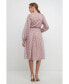 ფოტო #3 პროდუქტის Women's Floral Waist Smocked Midi Dress