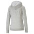 Puma Essentials FullZip Hoodie Womens Grey Casual Outerwear 58681304
