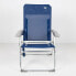 Фото #3 товара Пляжный стул Aktive Тёмно Синий 47 x 94 x 60 cm (4 штук)