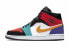 Фото #3 товара Кроссовки Nike Air Jordan 1 Mid Bred Multi-Color (Многоцветный)