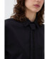 ფოტო #4 პროდუქტის Women's Shirt with Tie Detail