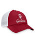 Women's Crimson, White Indiana Hoosiers Charm Trucker Adjustable Hat