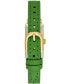 ფოტო #2 პროდუქტის Women's Rosedale Three Hand Quartz Green Leather Watch 32mm