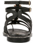 Фото #3 товара Tianna Embellished Strappy Gladiator Flat Sandals