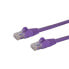 Фото #7 товара StarTech.com 5m CAT6 Ethernet Cable - Purple CAT 6 Gigabit Ethernet Wire -650MHz 100W PoE RJ45 UTP Network/Patch Cord Snagless w/Strain Relief Fluke Tested/Wiring is UL Certified/TIA - 5 m - Cat6 - U/UTP (UTP) - RJ-45 - RJ-45