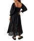 Фото #2 товара Women's Perfect Storm Smocked Maxi Dress