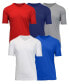 Red-Navy-Heather Grey-White-Royal