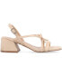 Фото #2 товара Women's Amity Bow Detail Strappy Block Heel Sandals