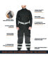 Фото #4 товара Big & Tall Insulated Softshell Enhanced Visibility Reflective Bib Overalls