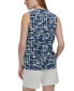 ფოტო #2 პროდუქტის Women's Cotton Abstract-Print Tank Top